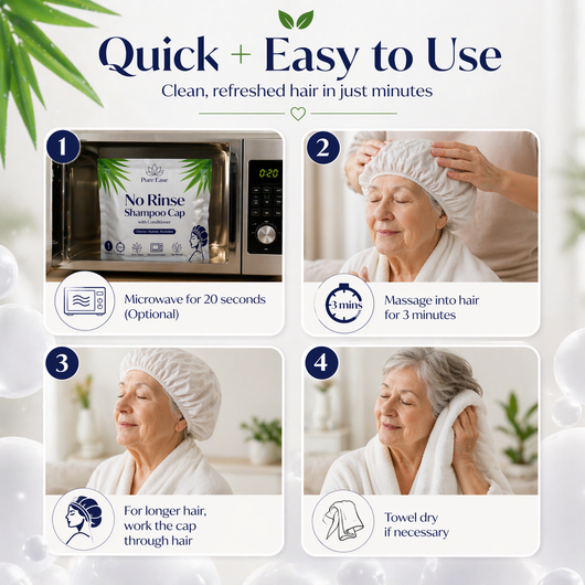 PureEase No Rinse Shampoo Cap