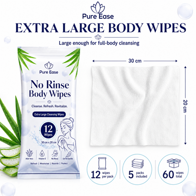 PureEase Body Wipes