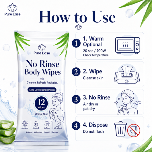PureEase Body Wipes