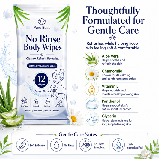 PureEase Body Wipes