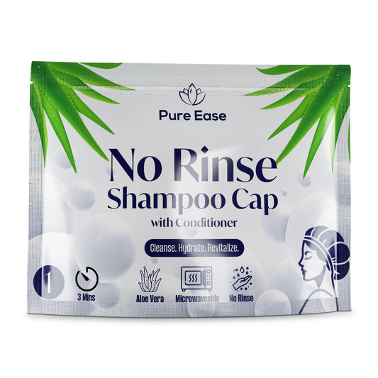 PureEase shampoo cap, no rinse hair care solution for convenient and effective cleansing