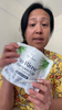 Woman uses pure ease no rinse shampoo cap on tiktok